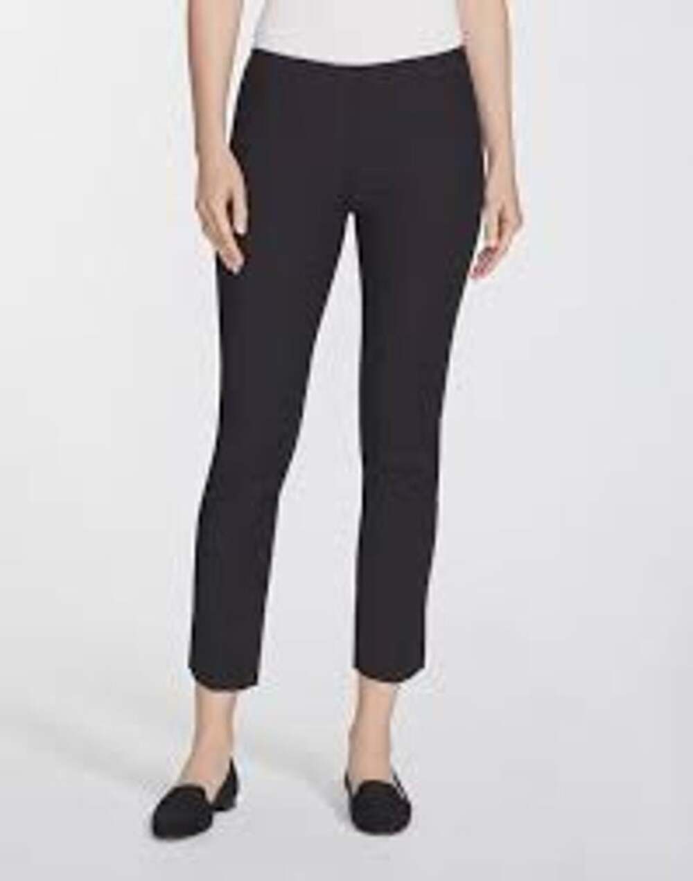 Lafayette 148 Womens Stanton Pants Workwear Black Ankle Stretch Capsule Wool 8